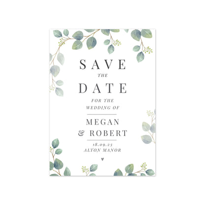 Personalised Botanical Wedding Save the Dates Pack of 36 - image 5