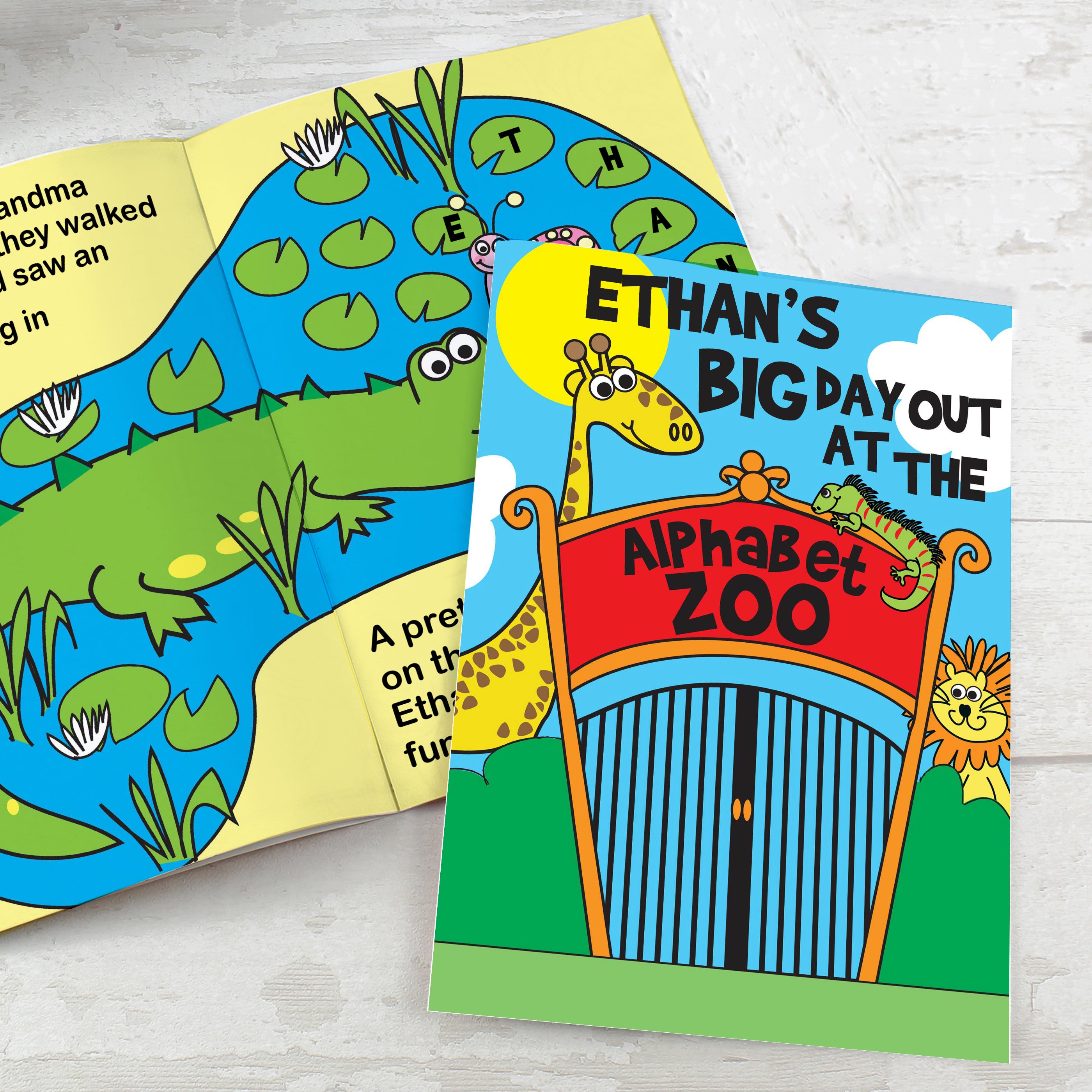 Personalised Zoo Story Book from Heartfelt Gifts