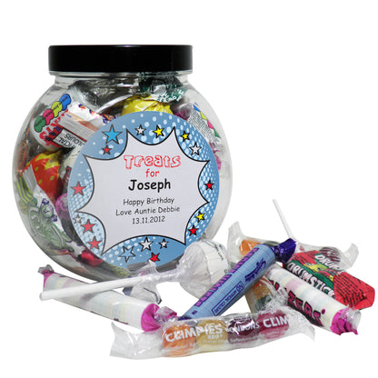 Personalised Comic Book Sweet Jar - image 2