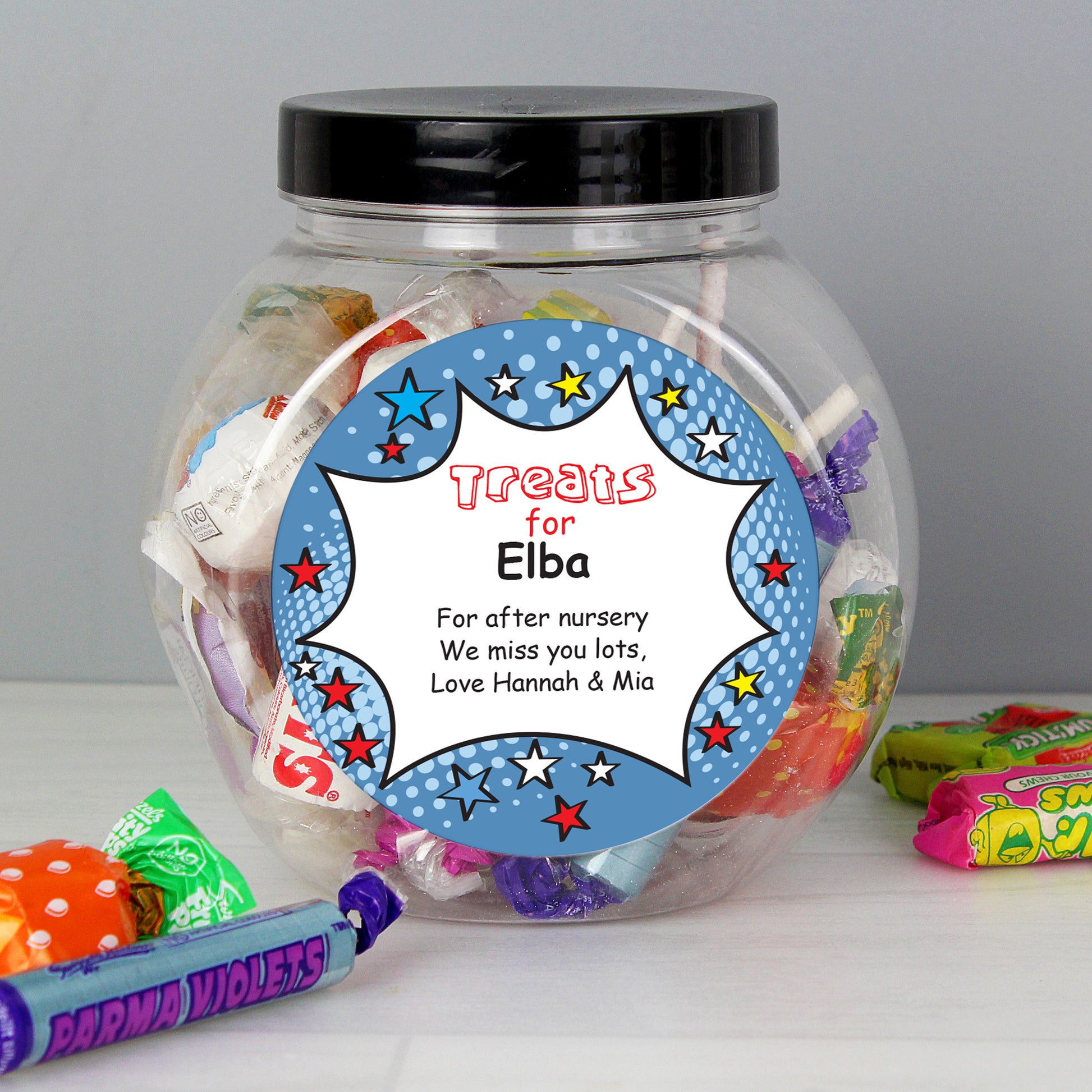 Personalised Comic Book Sweet Jar - image 3