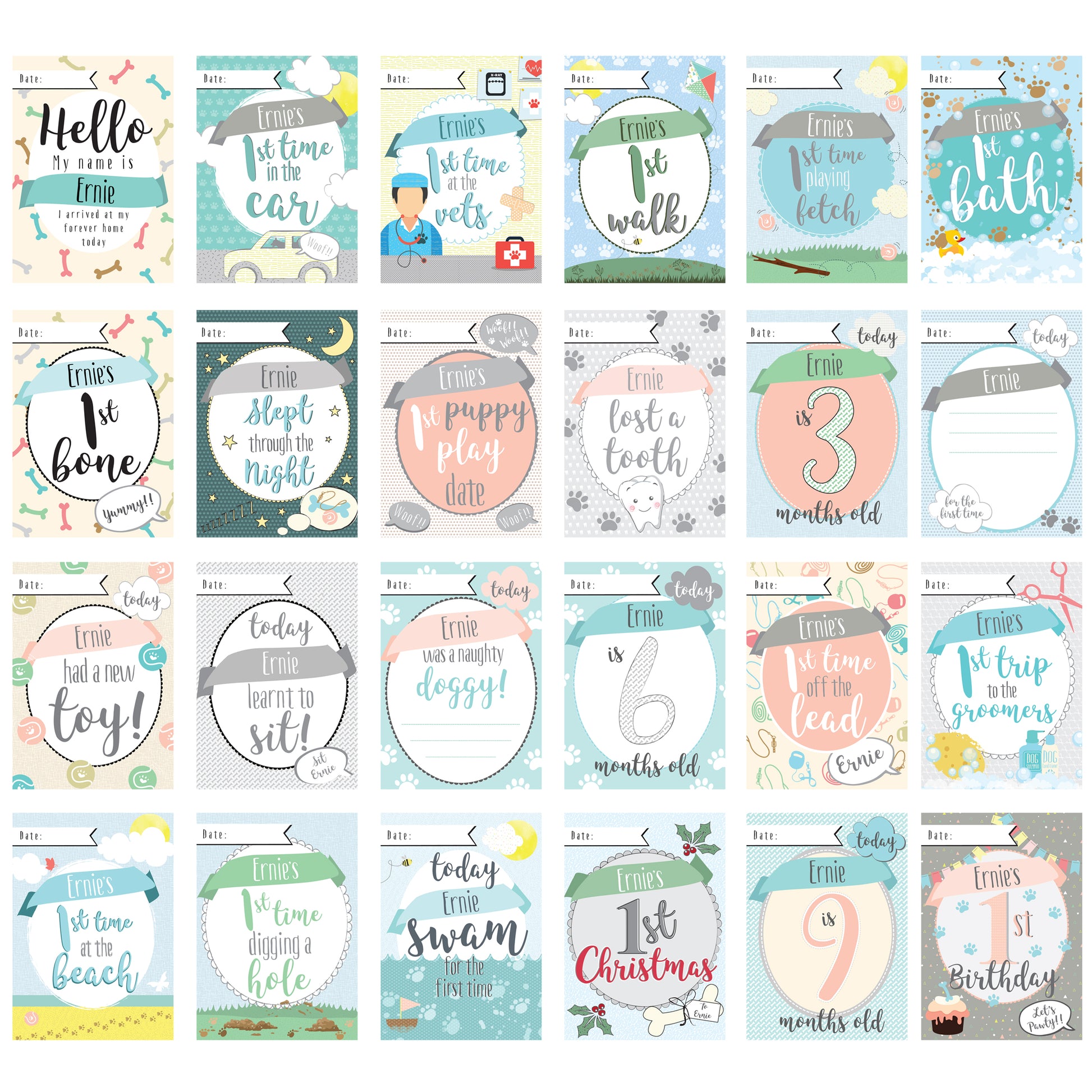 Personalised Puppy Cards: For Milestone Moments - image 2