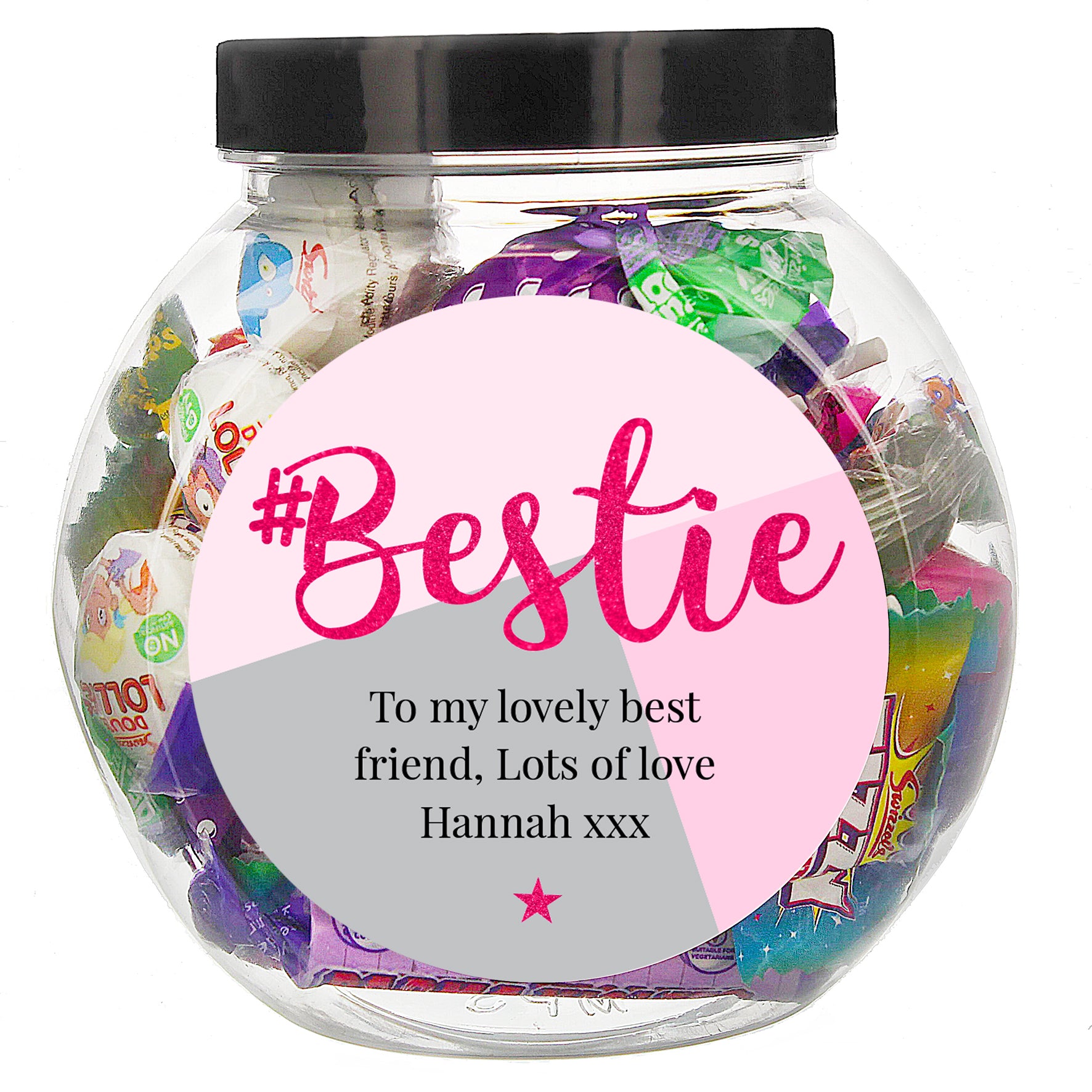 Personalised #Bestie Sweet Jar - image 2