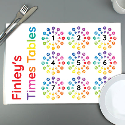 Personalised Times Tables Placemat - image 3