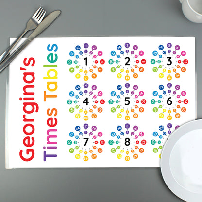 Personalised Times Tables Placemat - image 6