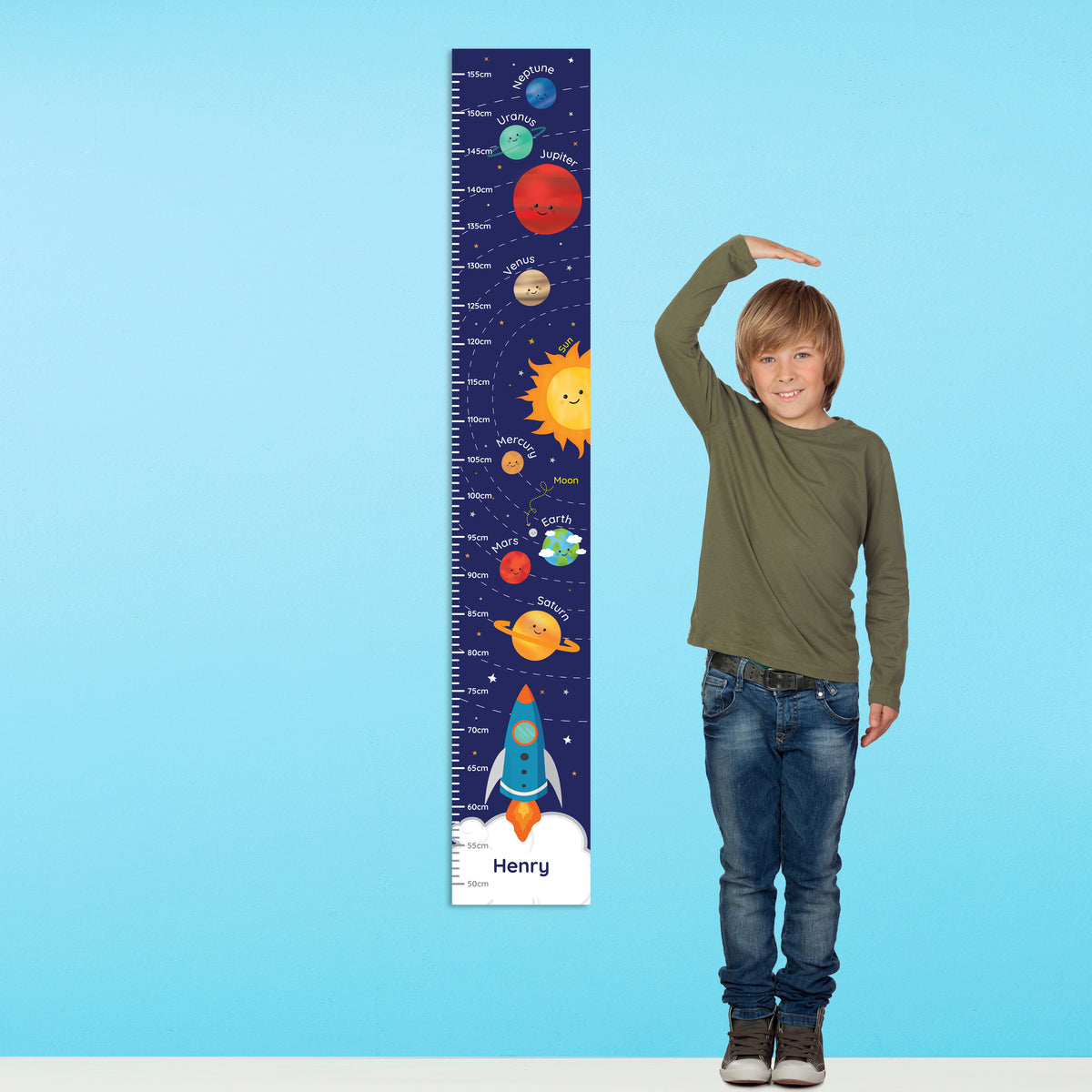 Personalised Solar Space System Height Chart - image 3