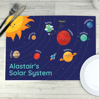 Personalised Solar Space System Placemat - image 6