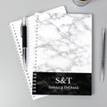 Personalised Marble Effect A5 Notebook from Heartfelt Gifts