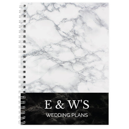 Personalised Marble Effect A5 Notebook - image 2