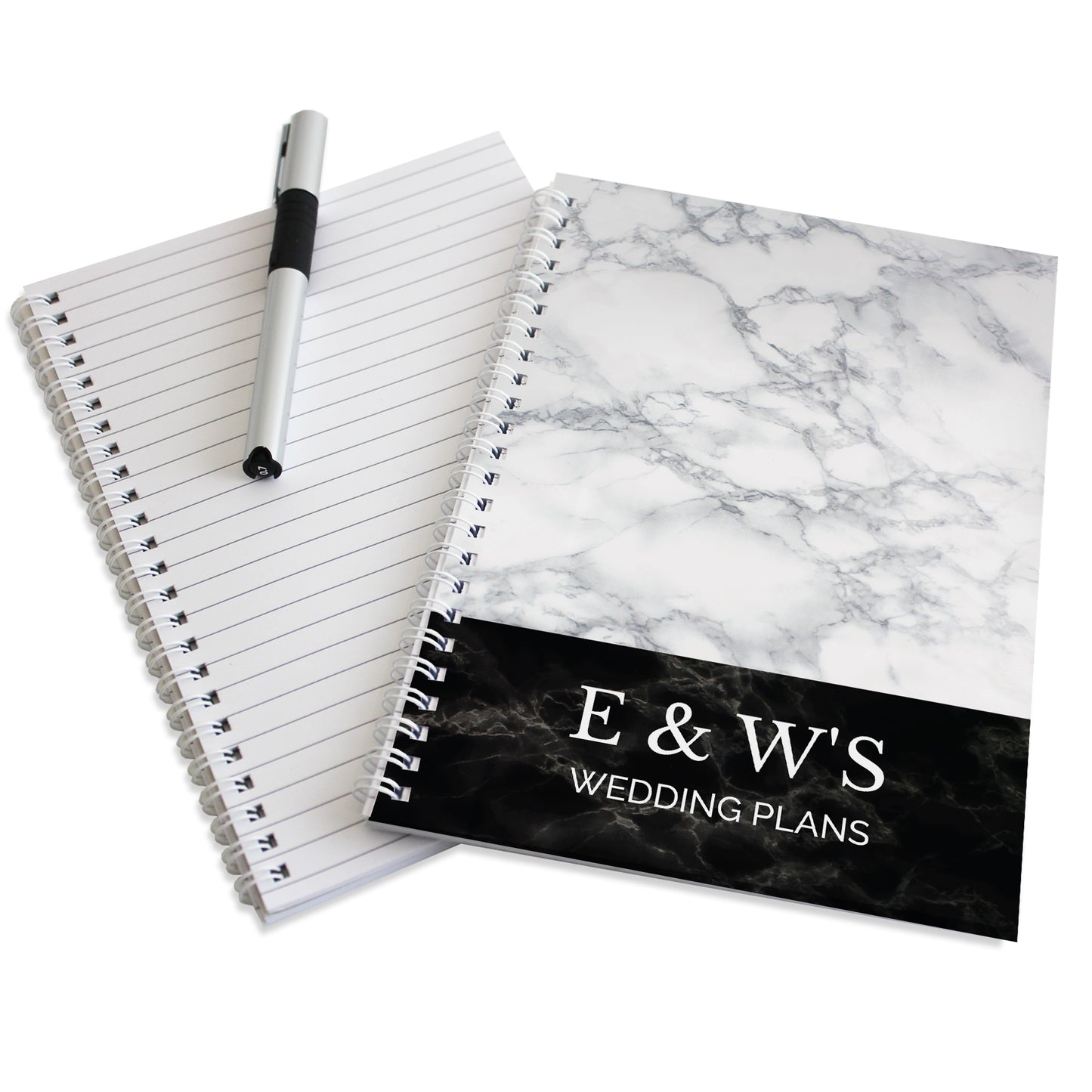 Personalised Marble Effect A5 Notebook - image 6