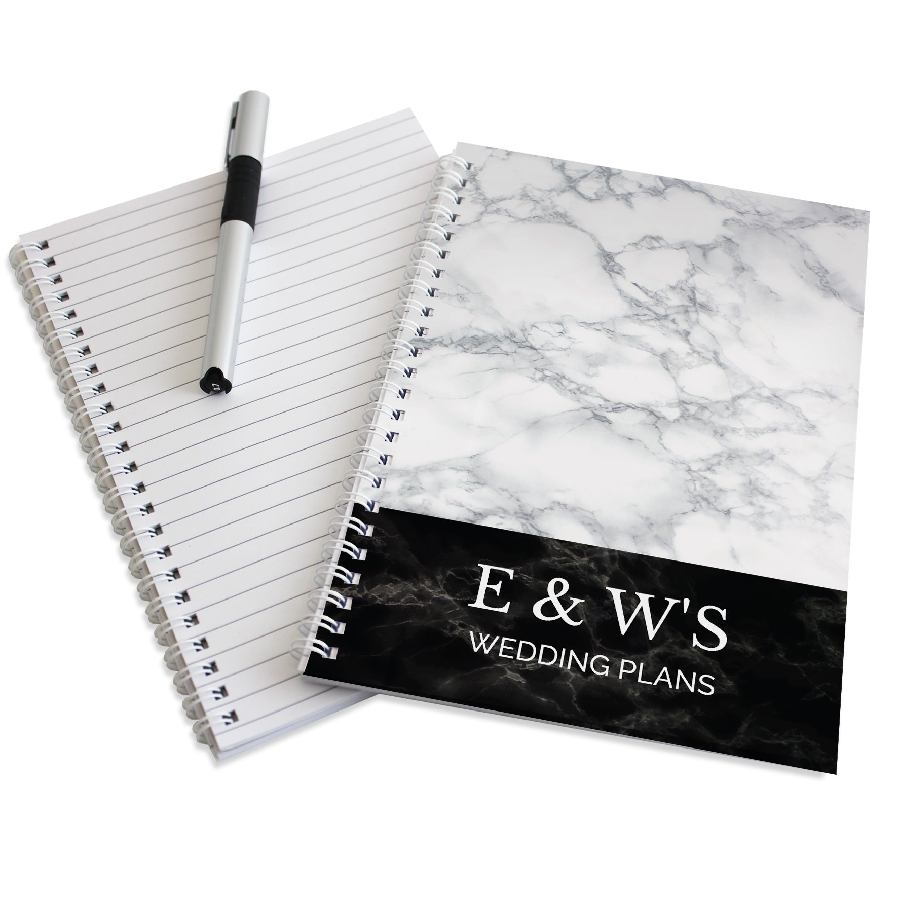 Personalised Marble Effect A5 Notebook - image 6