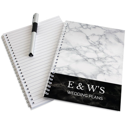 Personalised Marble Effect A5 Notebook - image 6