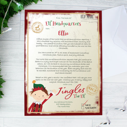 Elf Surveillance Christmas letter – additional gallery image