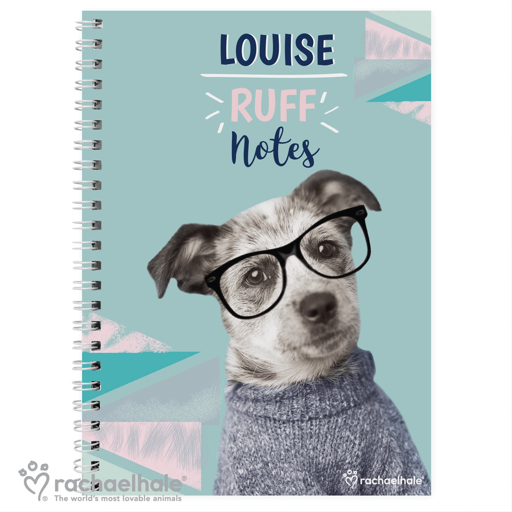 Personalised Rachael Hale 'Ruff Notes' Dog A5 Notebook - image 2