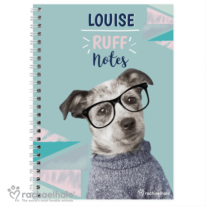 Personalised Rachael Hale 'Ruff Notes' Dog A5 Notebook - image 2