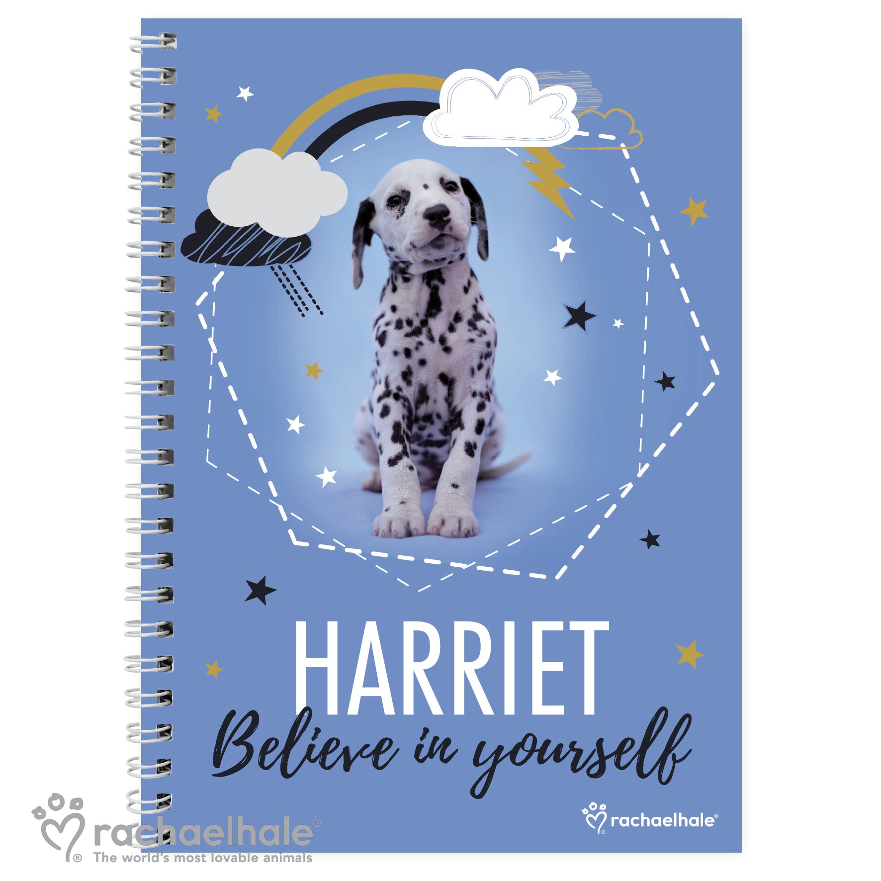 Personalised Rachael Hale Dalmatian A5 Notebook - image 2