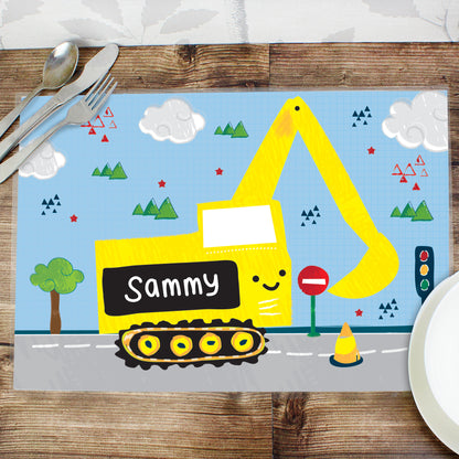 Personalised Digger Placemat - image 3