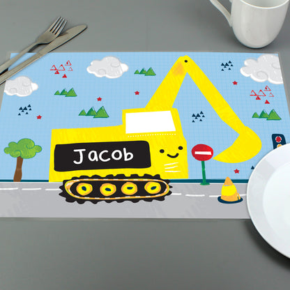 Personalised Digger Placemat - image 4