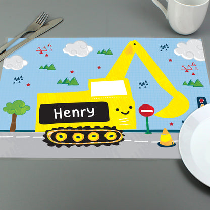 Personalised Digger Placemat - image 5