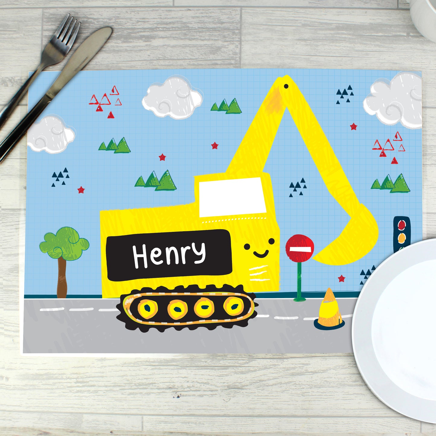 Personalised Digger Placemat - image 6