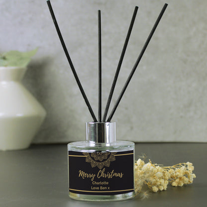 Personalised Gold Mandala Reed Diffuser from Heartfelt Gifts
