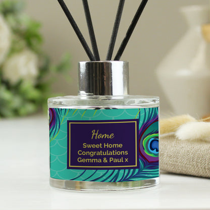 Personalised Peacock Reed Diffuser - image 2