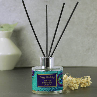 Personalised Peacock Reed Diffuser - image 3