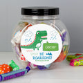 Personalised 'Be Roarsome' Dinosaur Sweet Jar from Heartfelt Gifts
