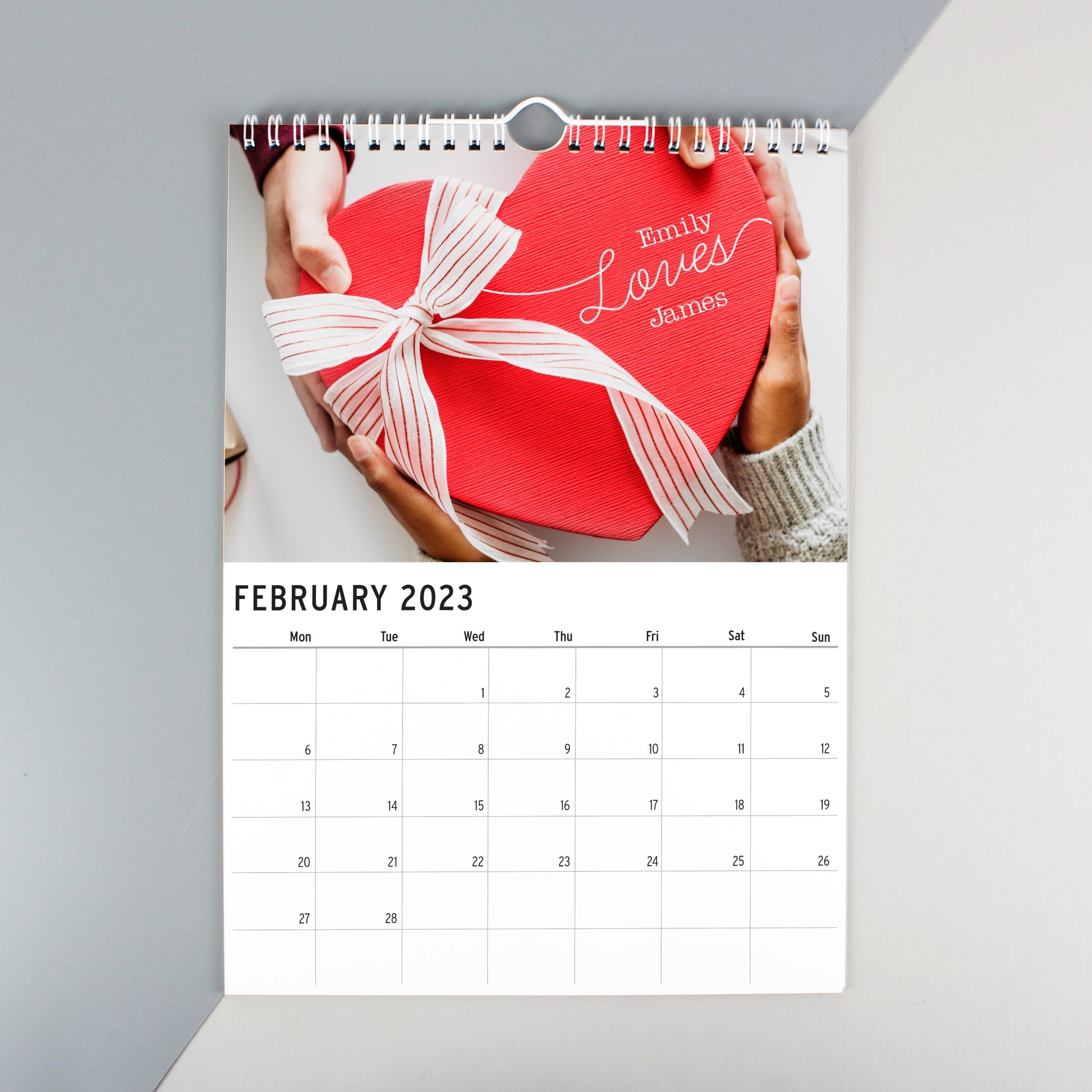 Personalised A4 Couple You And Me Calendar - image 4