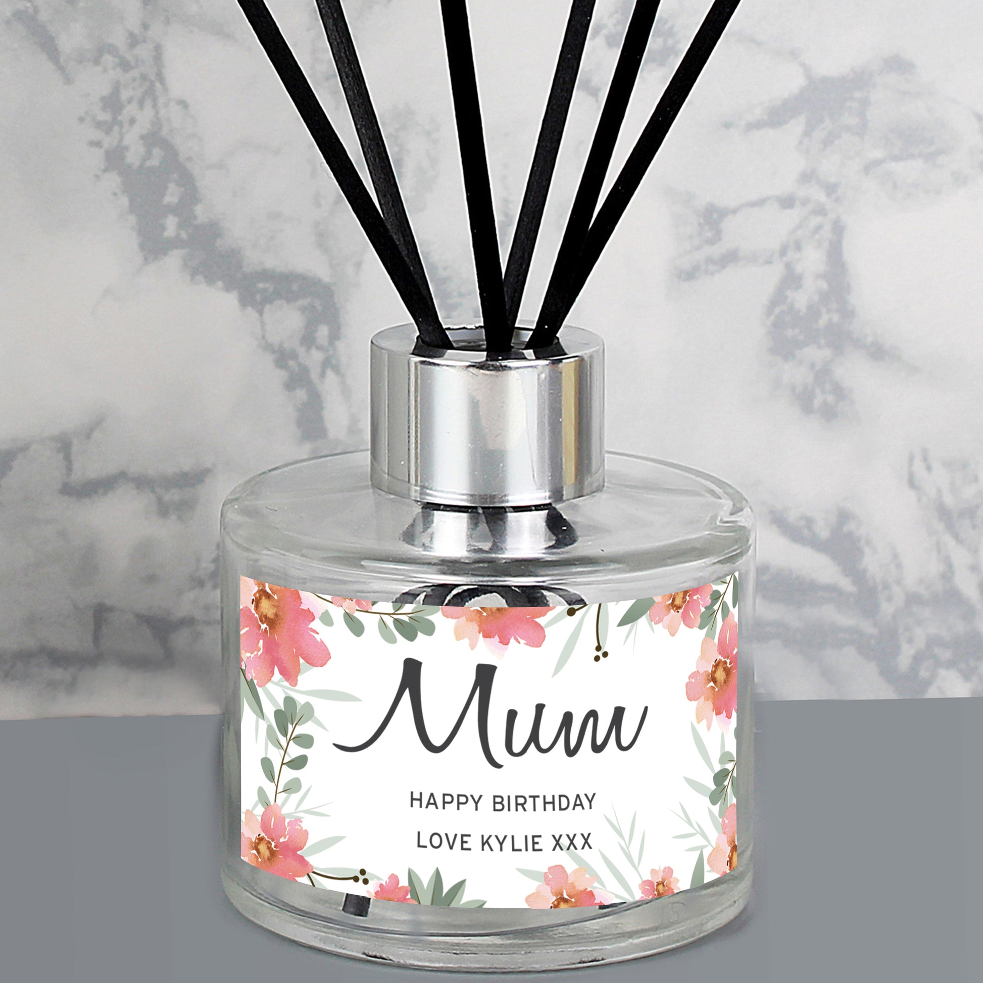 Personalised Floral Sentimental Reed Diffuser - image 3