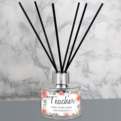Personalised Floral Sentimental Reed Diffuser - image 4