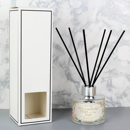 Personalised 'Wonderful Time of The Year' Christmas Reed Diffuser - image 6