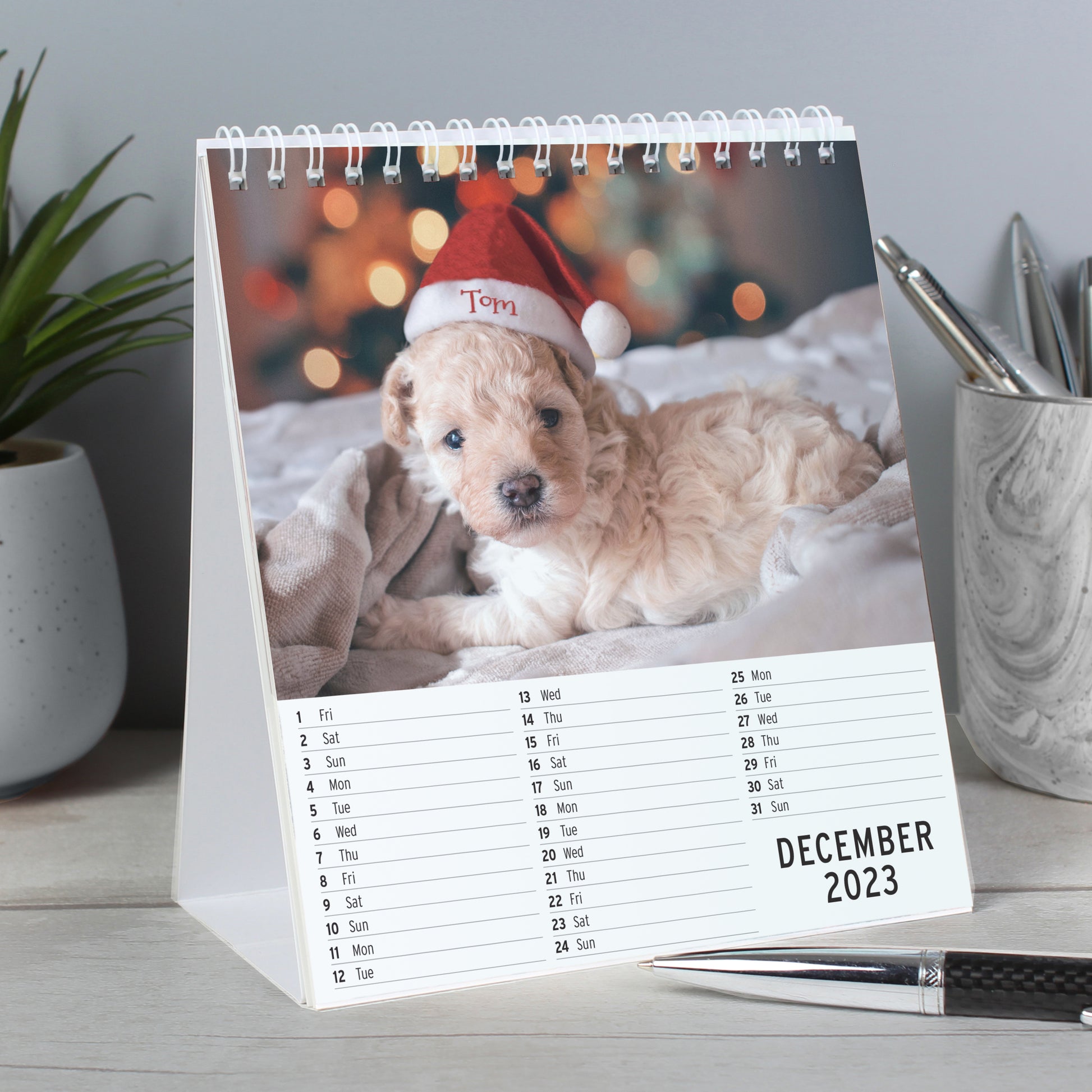 Personalised Cute Animals Desk Calendar - image 2