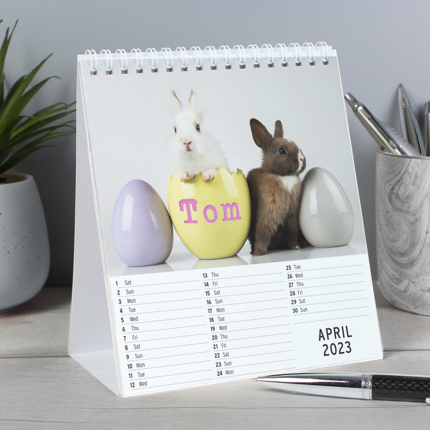 Personalised Cute Animals Desk Calendar - image 4