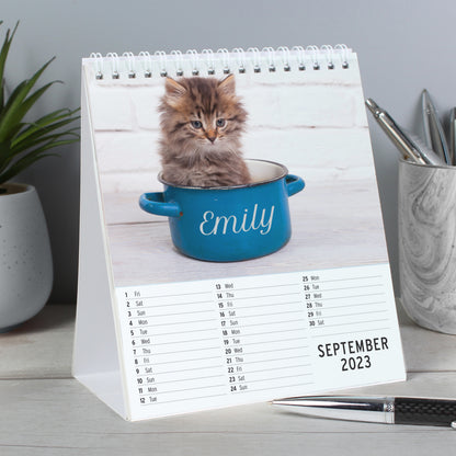 Personalised Cats and Kittens Desk Calendar - image 2
