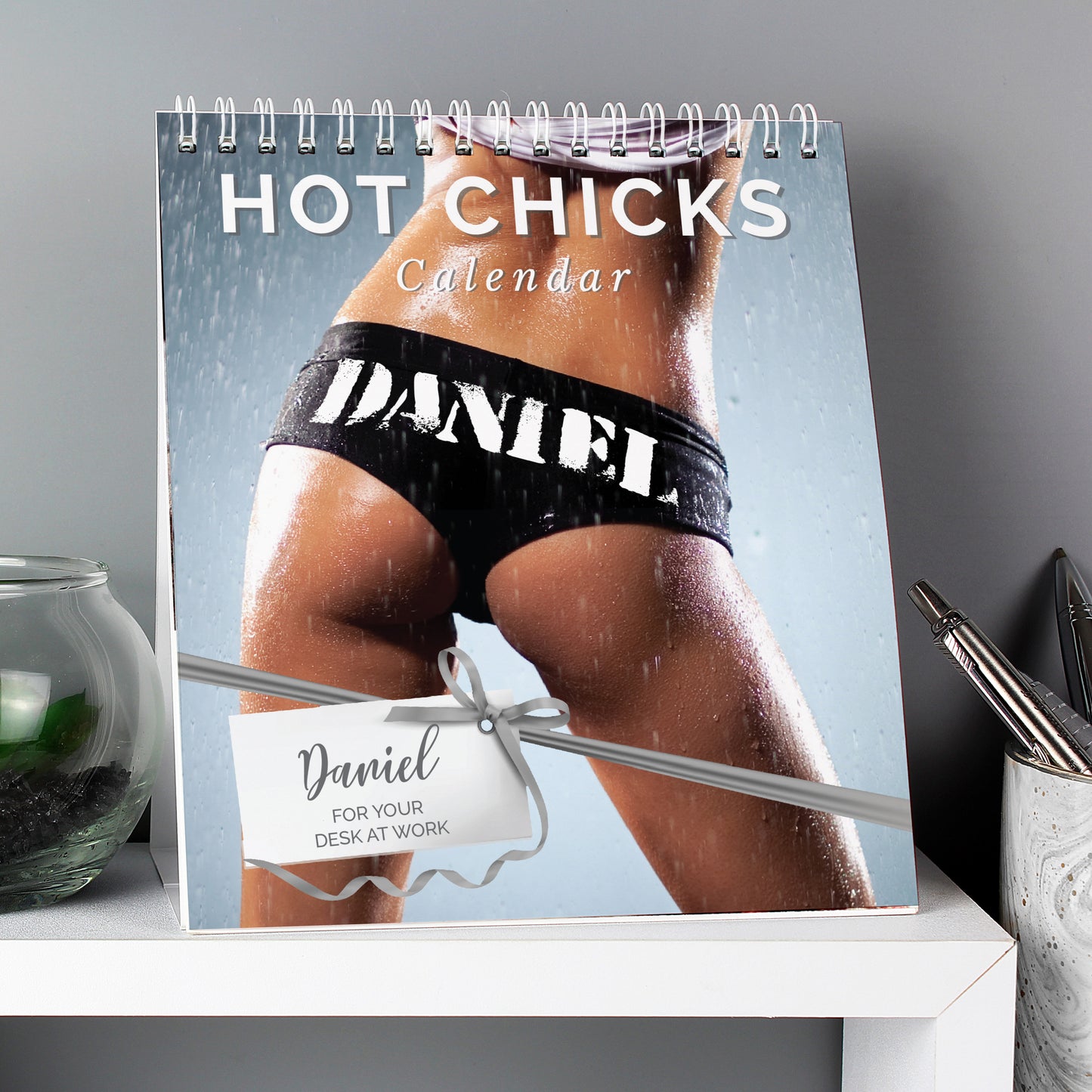 Personalised Hot Chicks Desk Calendar from Heartfelt Gifts