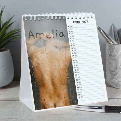 Personalised Hot Hunks Desk Calendar - image 5