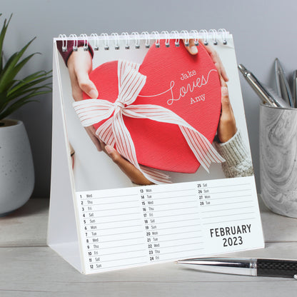 Personalised Couples Desk Calendar - image 3