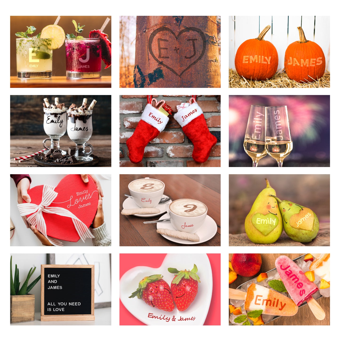 Personalised Couples Desk Calendar - image 6