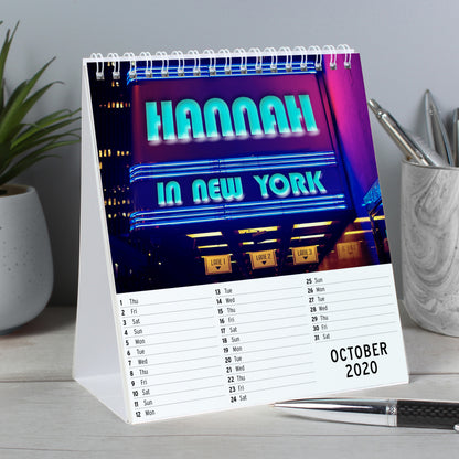 Personalised New York Desk Calendar - image 4