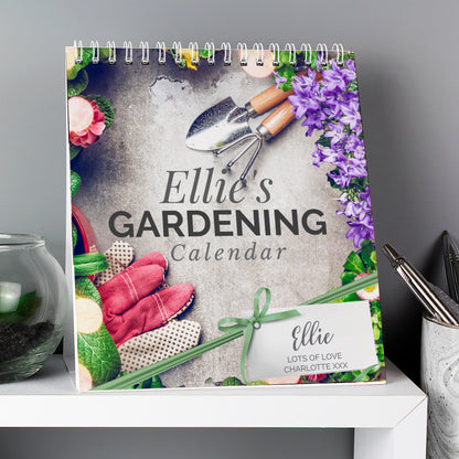 Personalised Gardening Desk Calendar from Heartfelt Gifts