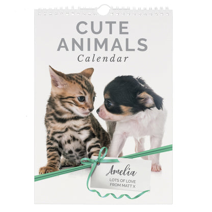 Personalised A4 Cute Animals Calendar - image 5