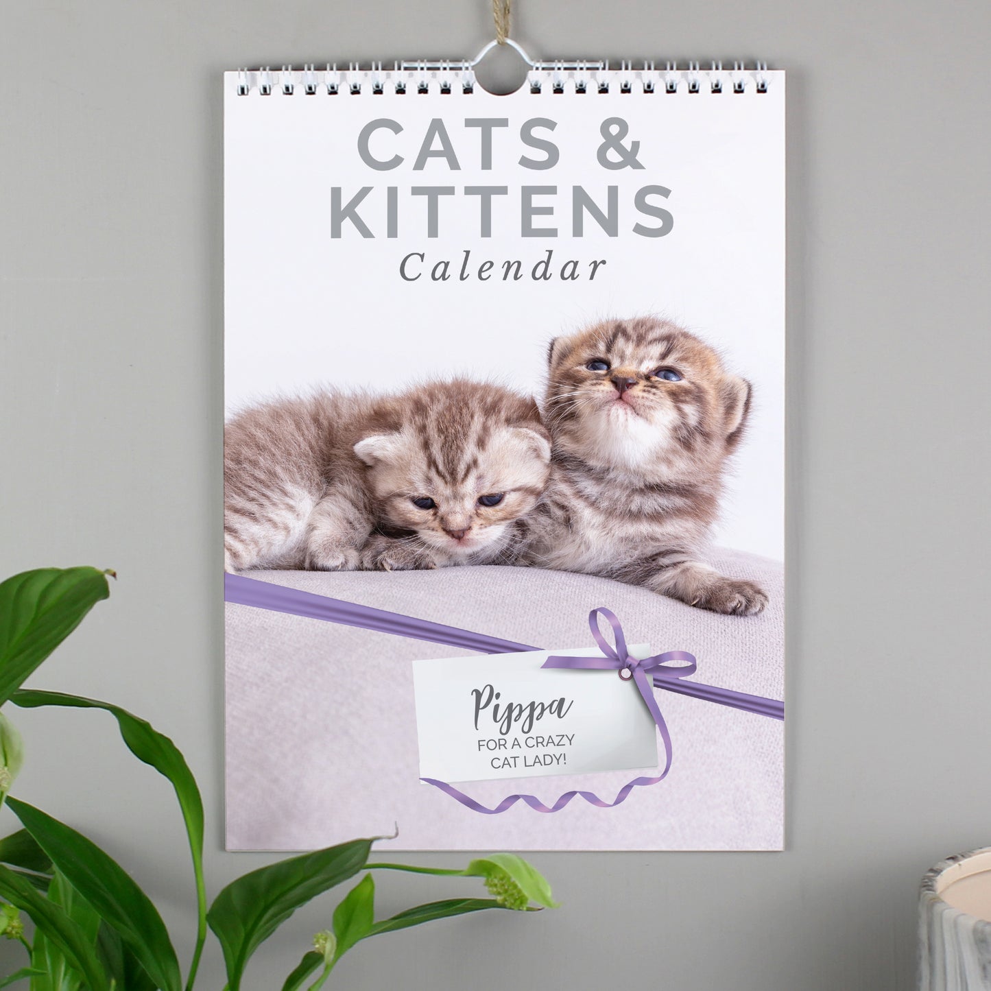 Personalised A4 Cats & Kittens Calendar from Heartfelt Gifts