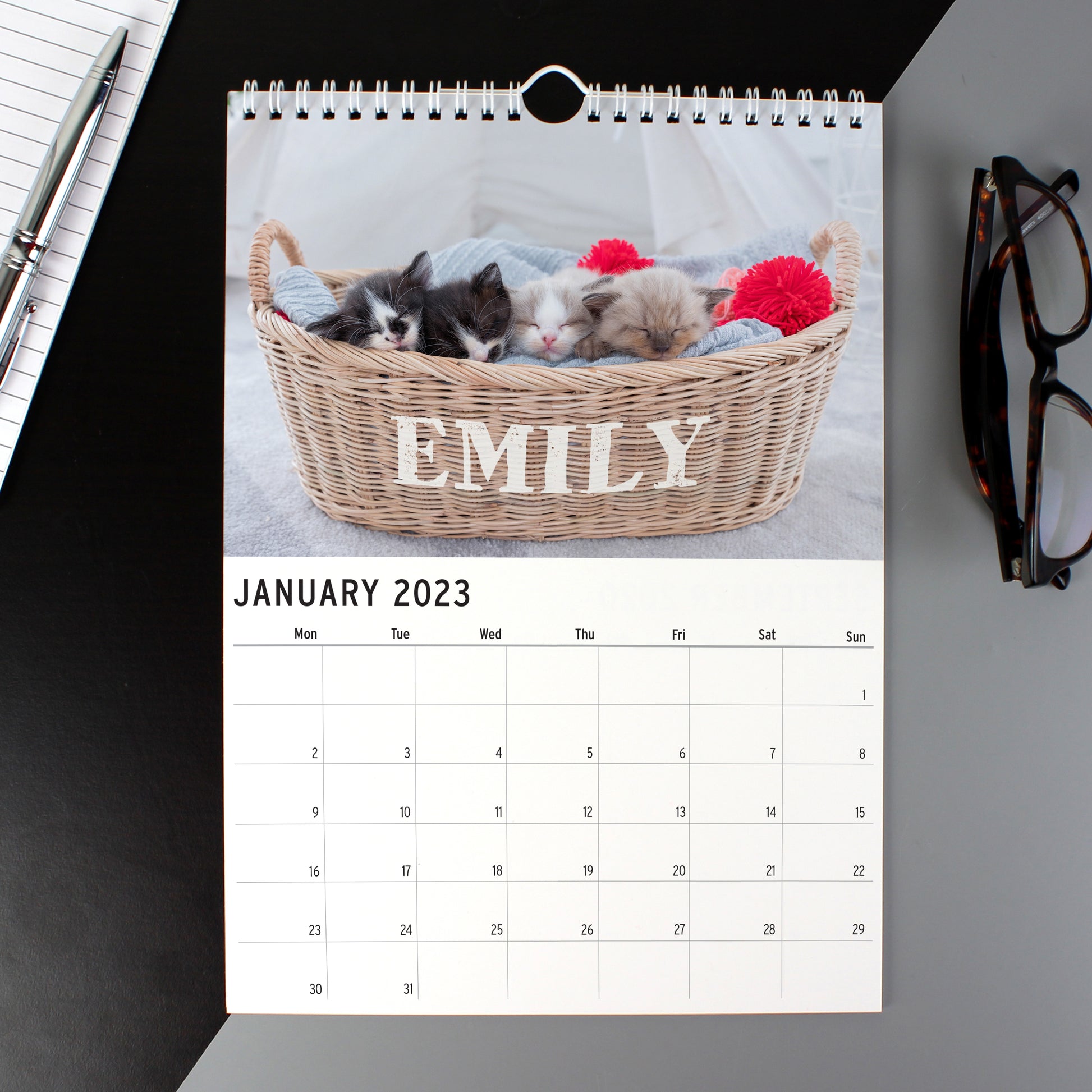 Personalised A4 Cats & Kittens Calendar - image 4