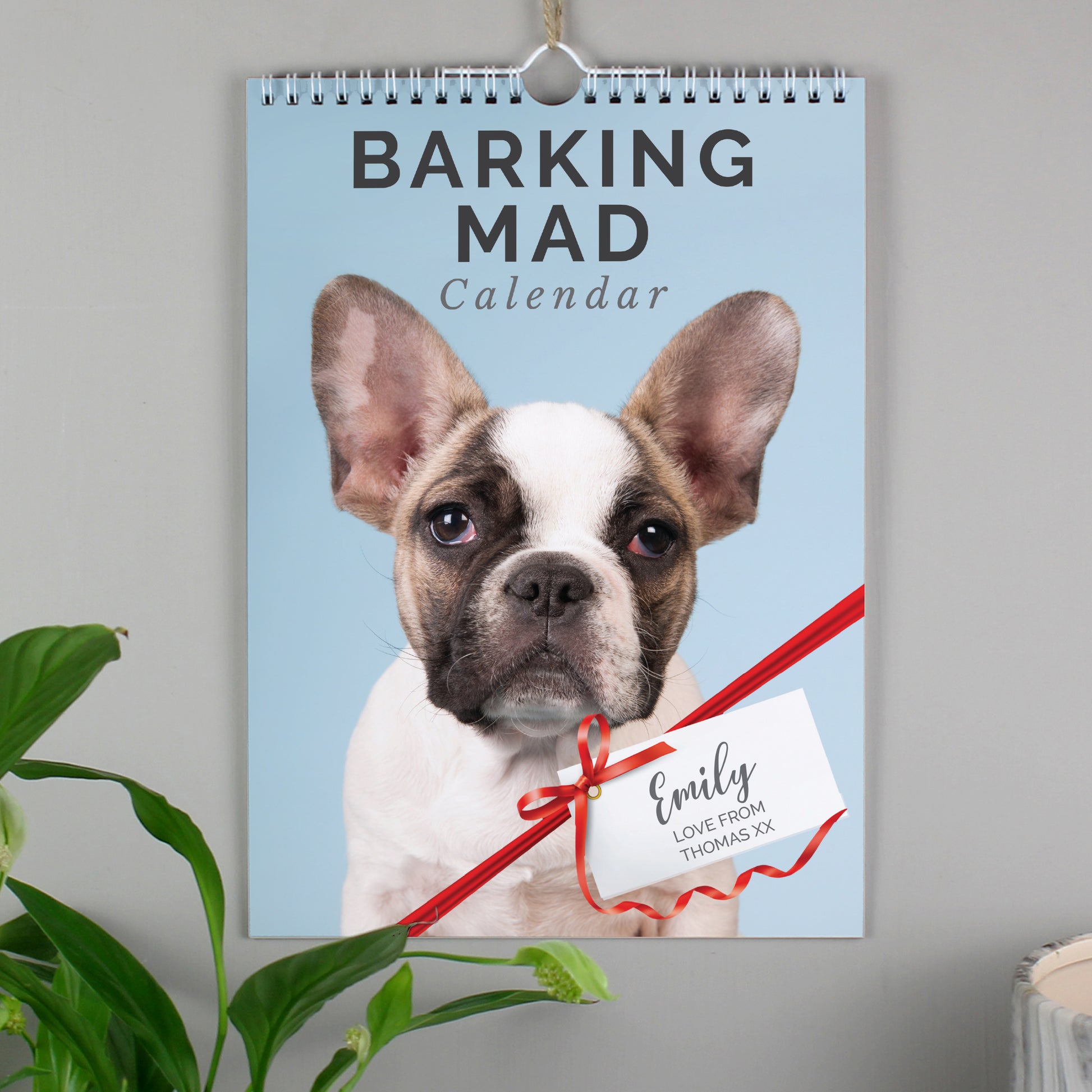 Personalised A4 Barking Mad Calendar from Heartfelt Gifts