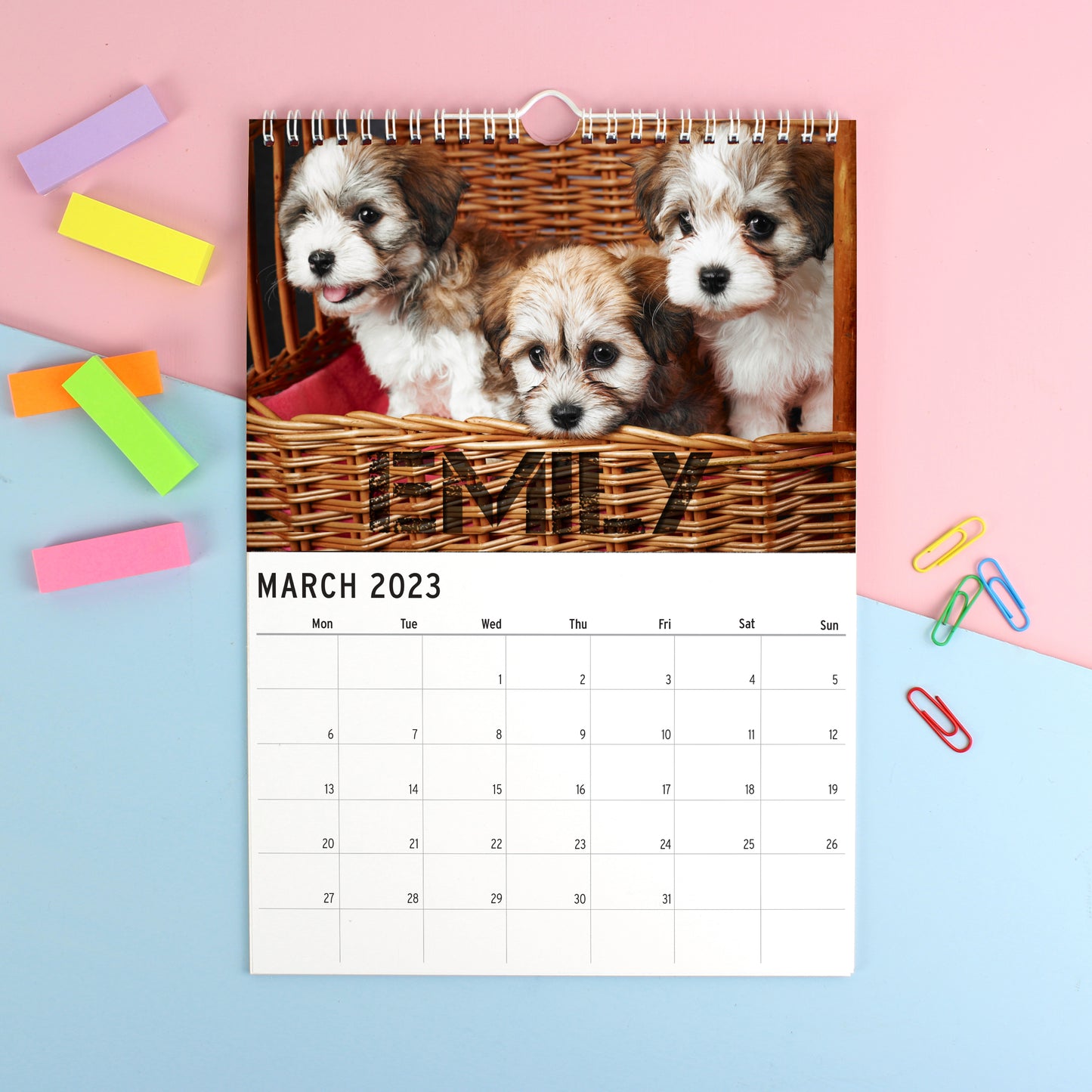 Personalised A4 Barking Mad Calendar - image 3