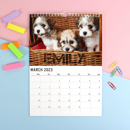 Personalised A4 Barking Mad Calendar - image 3