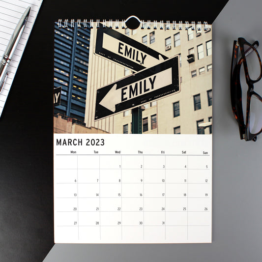 Personalised A4 New York Calendar - image 2