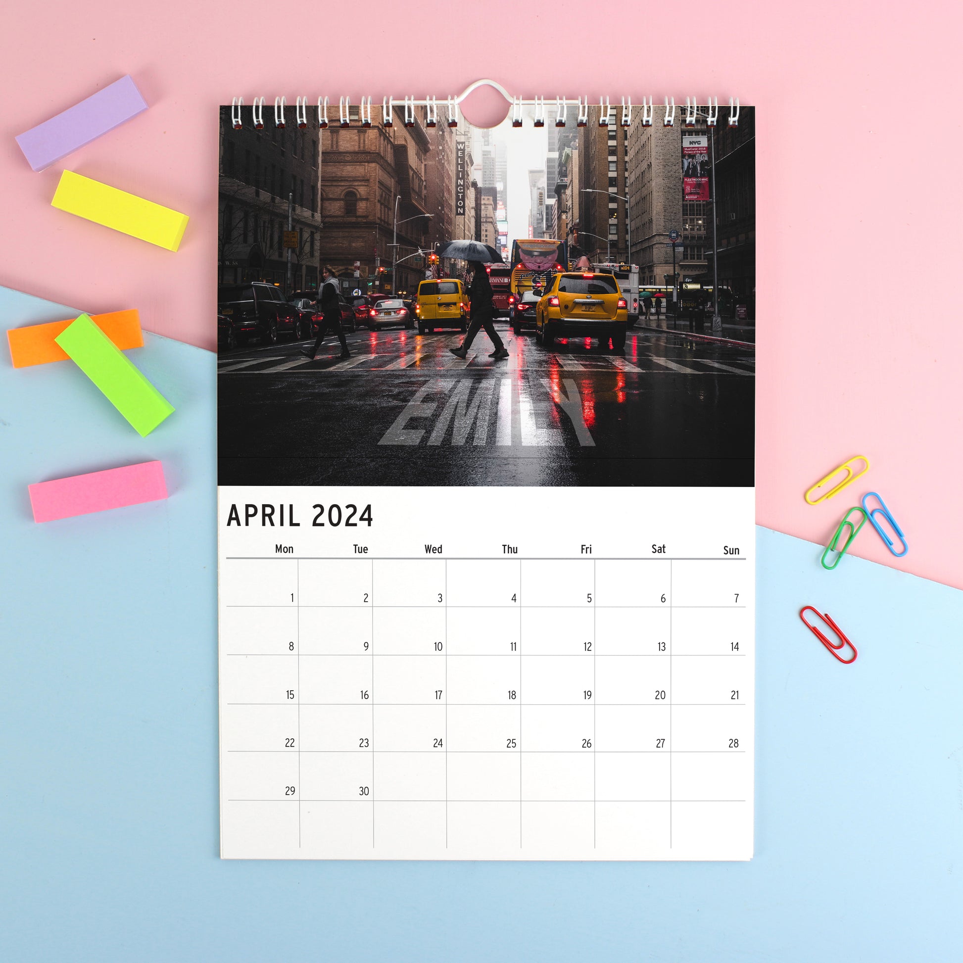 Personalised A4 New York Calendar - image 7
