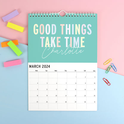 Personalised A4 Motivational Quotes Calendar - image 6