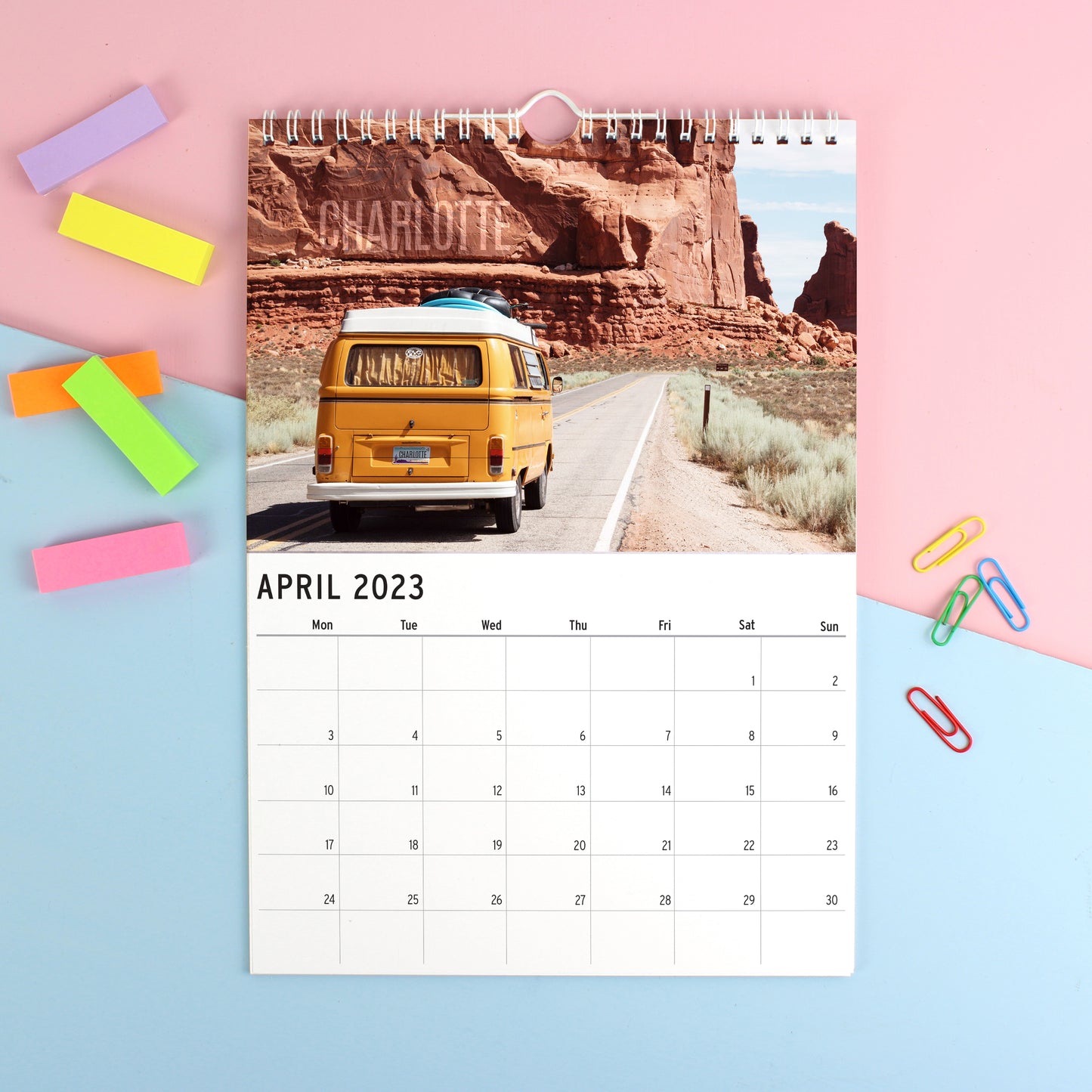 Personalised A4 Great Outdoors Calendar - image 3